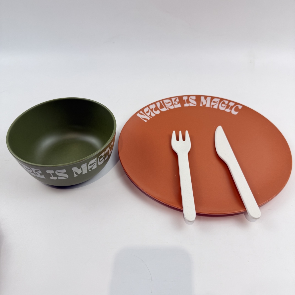 Bamboo Plate Design 6